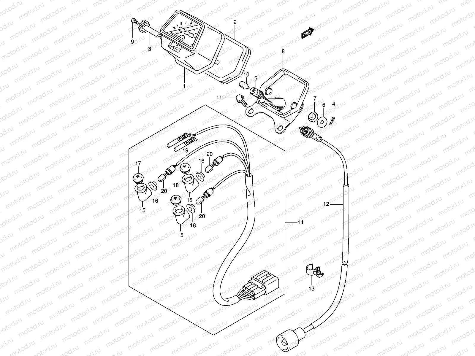 SPEEDOMETER (MODEL K5)