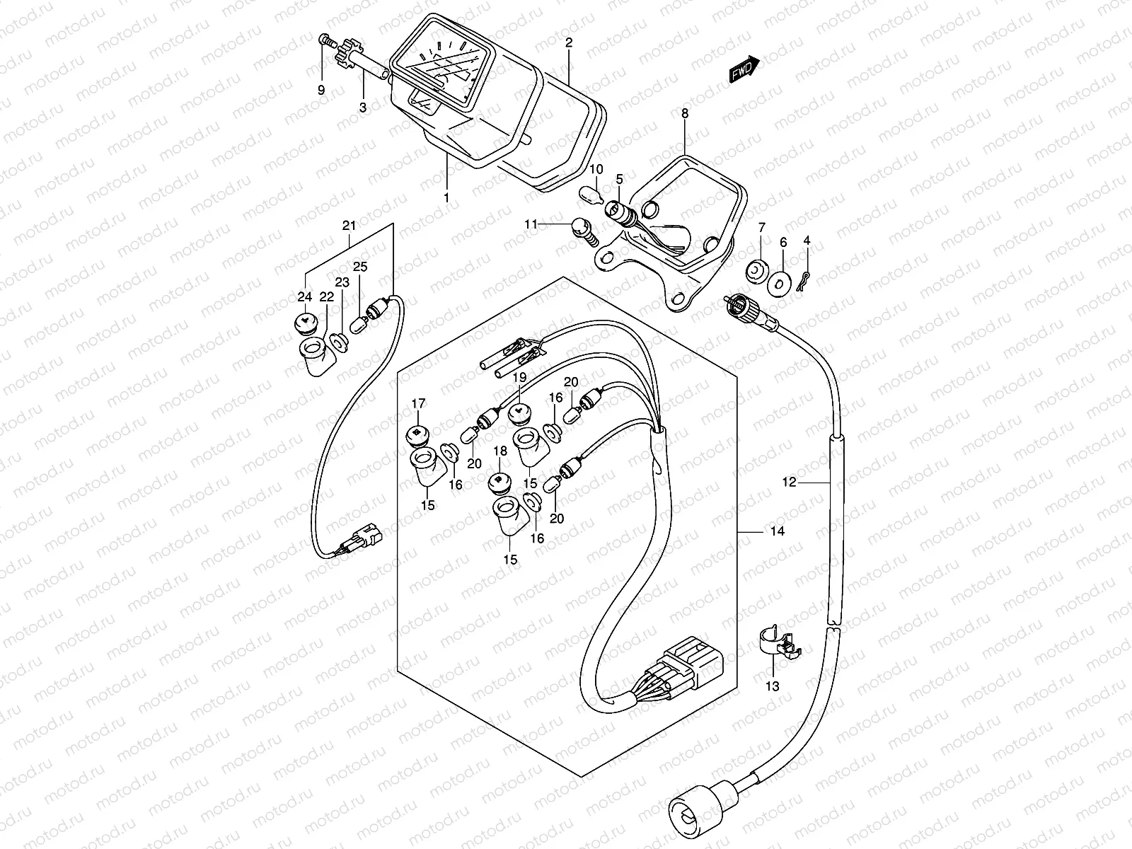 SPEEDOMETER (MODEL K5)