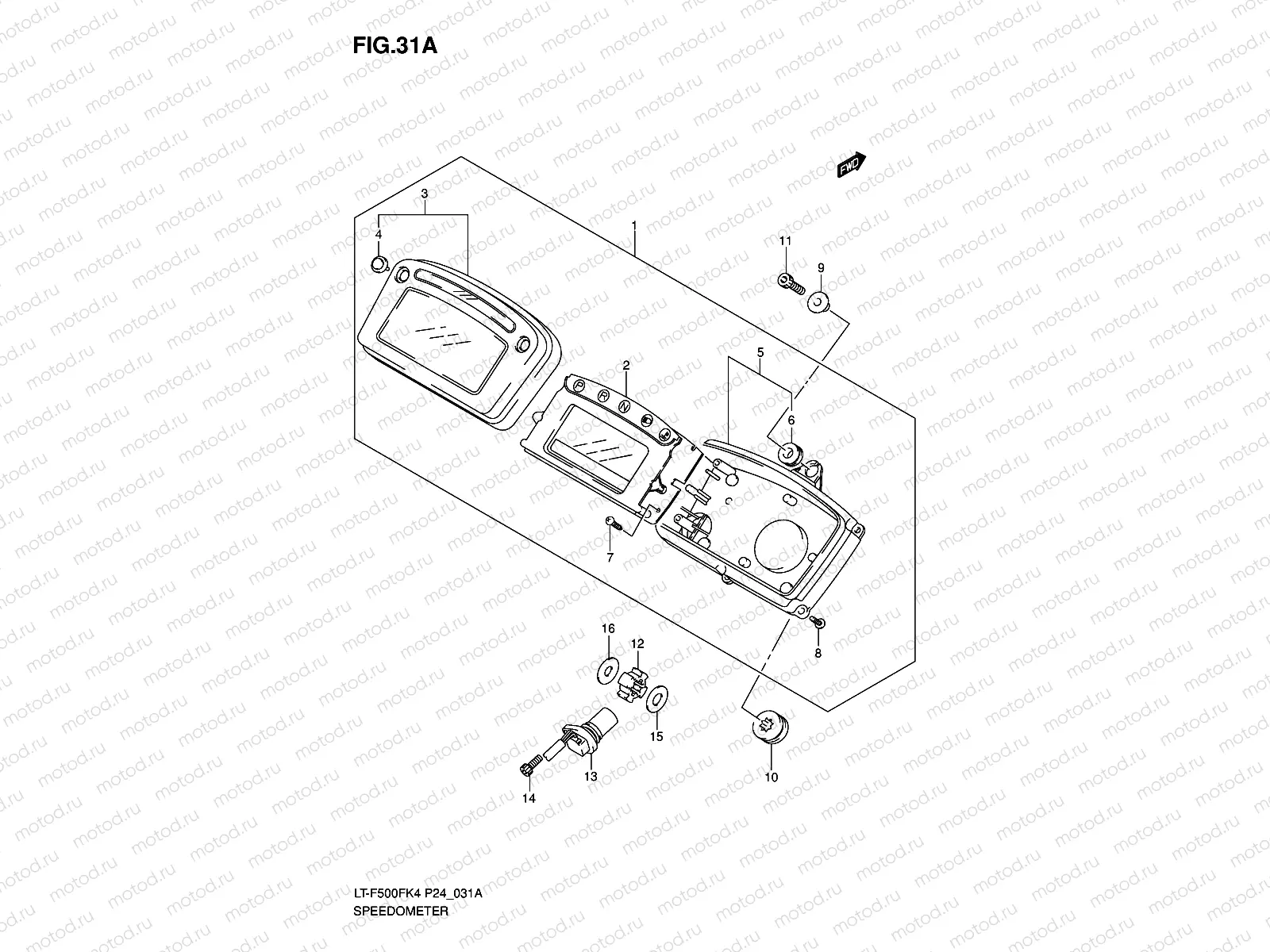 SPEEDOMETER (MODEL K6)