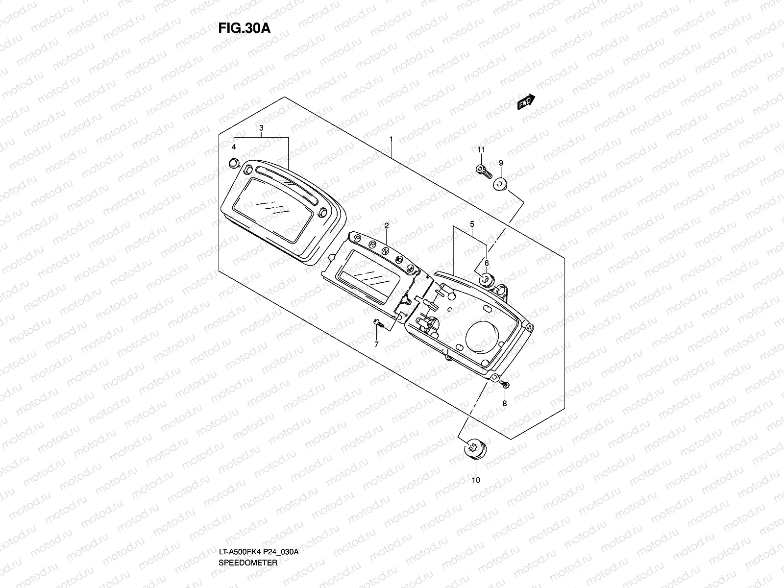 SPEEDOMETER (MODEL K6/K7)