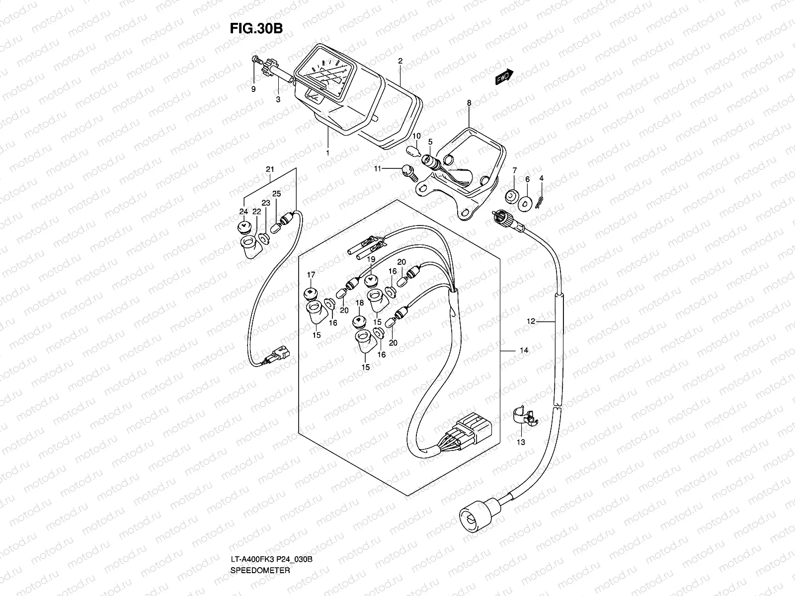 SPEEDOMETER (MODEL K6/K7)