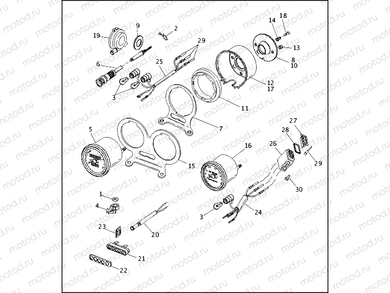 SPEEDOMETER & TACHOMETER - 1994