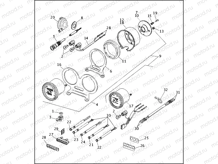 SPEEDOMETER & TACHOMETER