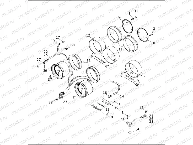 SPEEDOMETER & TACHOMETER