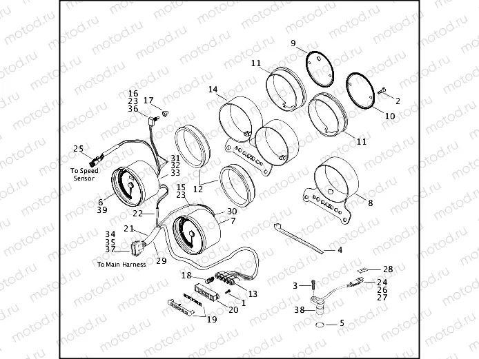 SPEEDOMETER & TACHOMETER