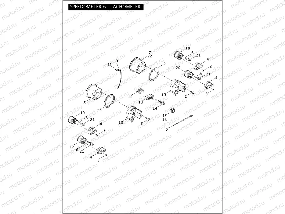 SPEEDOMETER & TACHOMETER