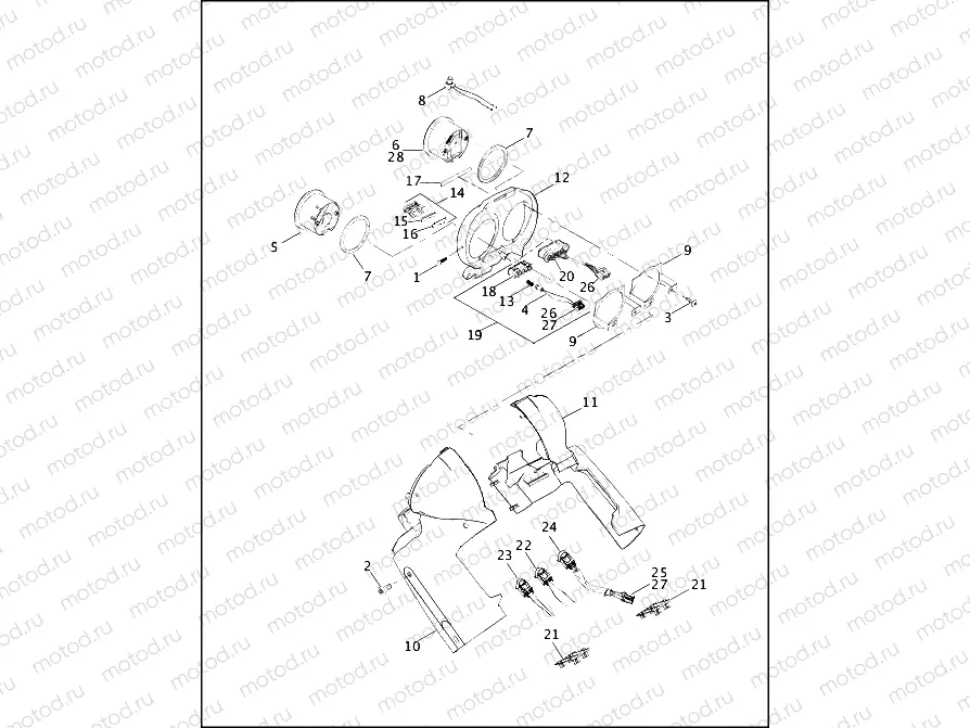 SPEEDOMETER & TACHOMETER - FLTR