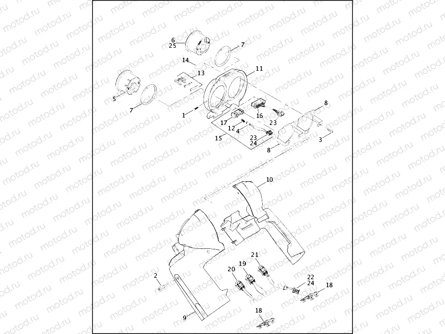 SPEEDOMETER & TACHOMETER - FLTR