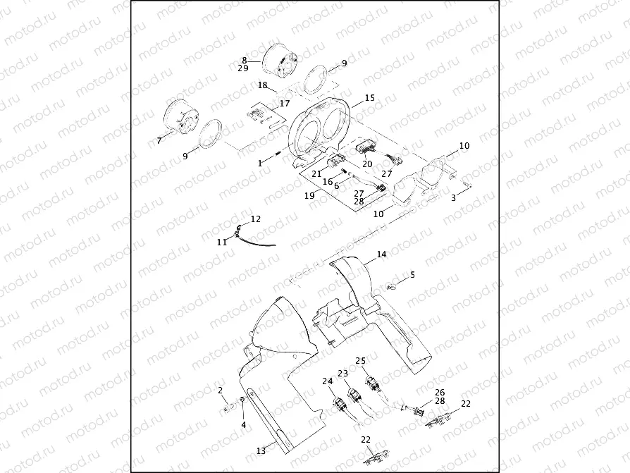 SPEEDOMETER & TACHOMETER - FLTR