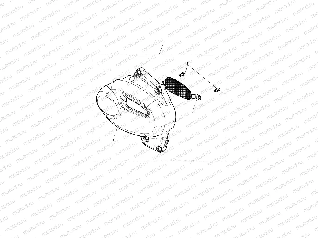 Sprocket Cover Kit, Chrome