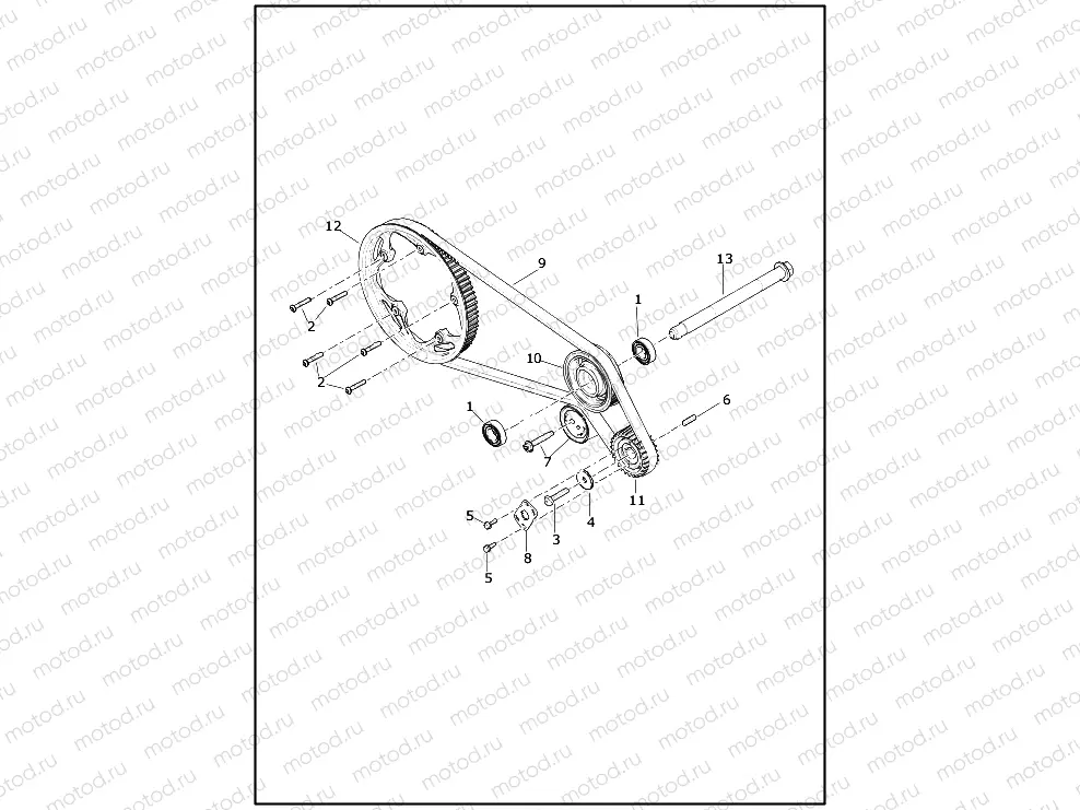 SPROCKETS AND BELT