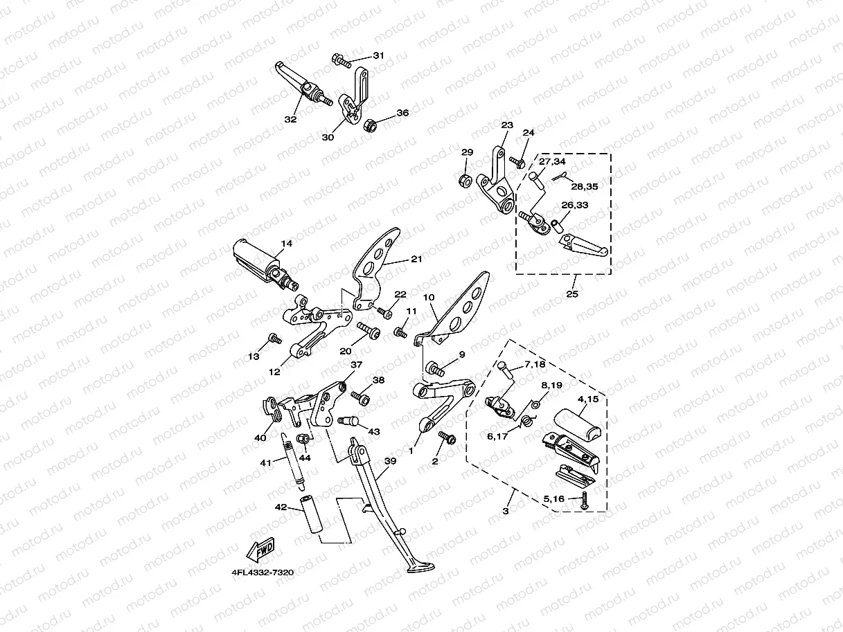 STAENDER & FUSSRASTE