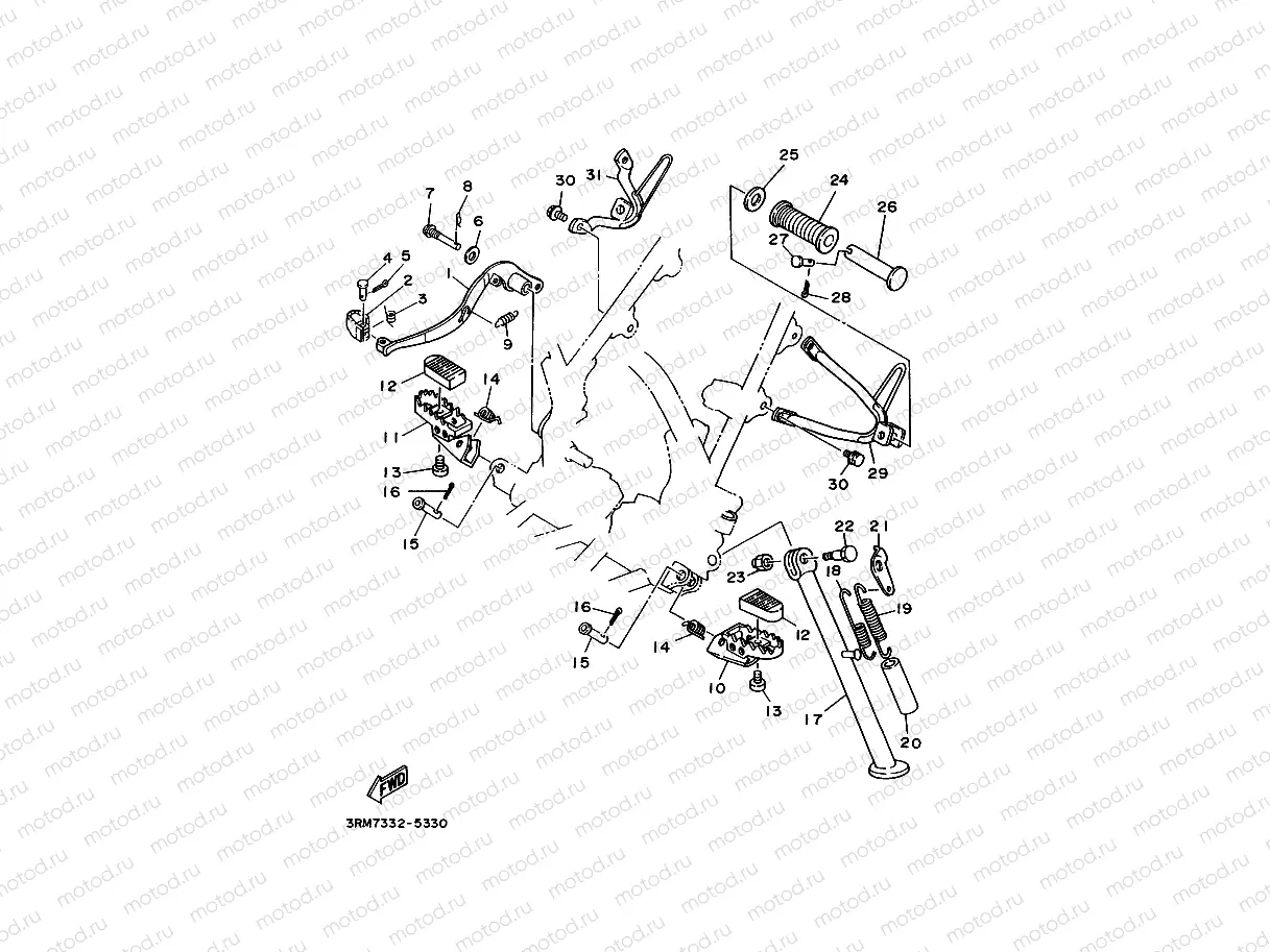 STAENDER & FUSSRASTE