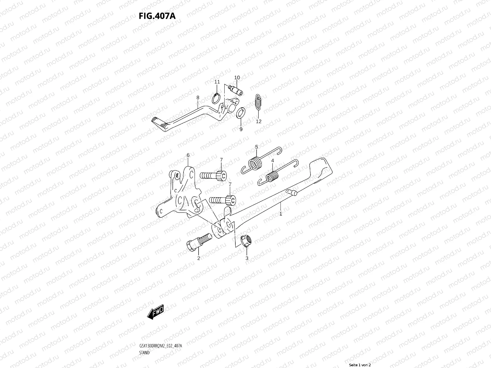 STAND / FOOT BRAKE LEVER