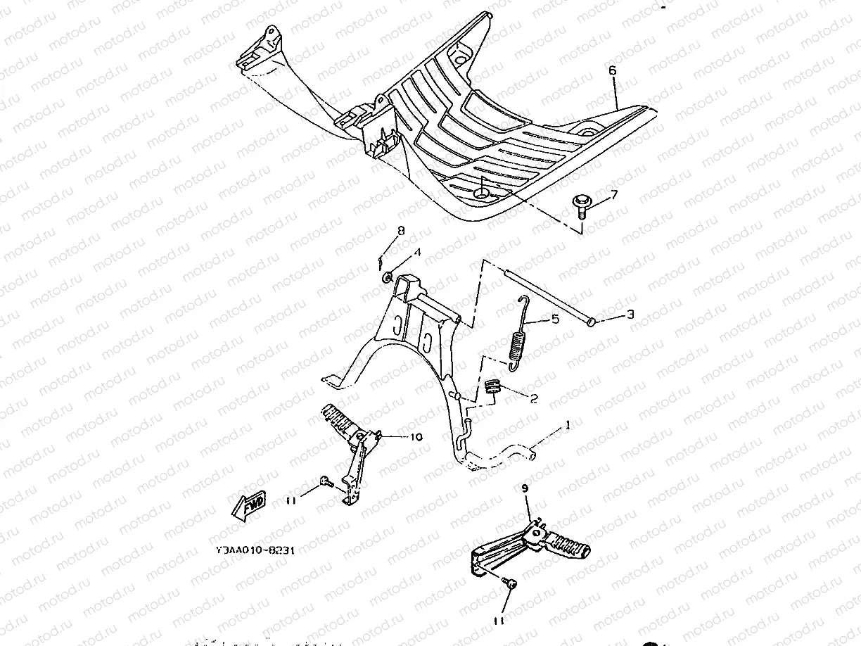 STAND & FOOTREST