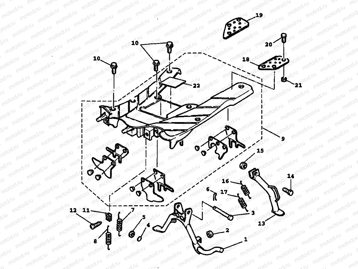 STAND & FOOTREST
