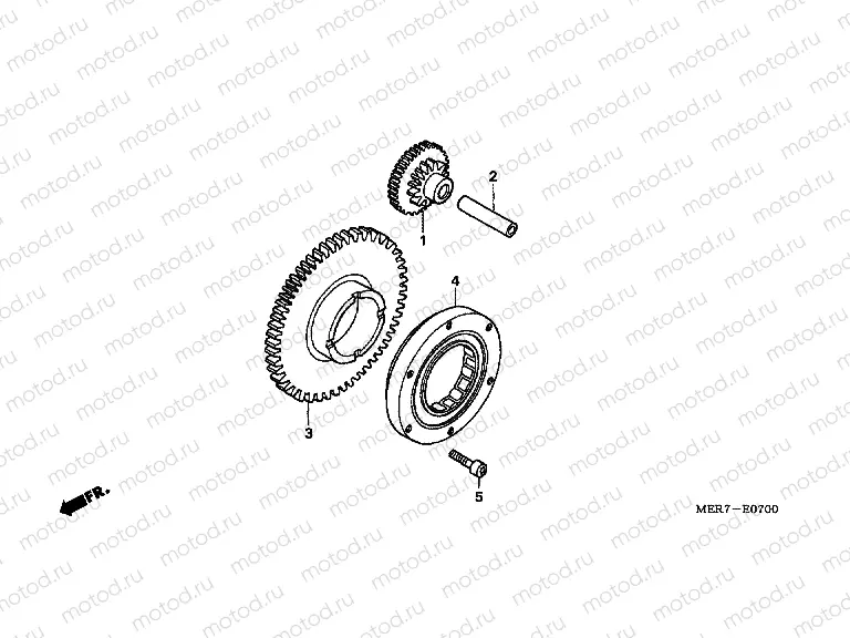 START OF CLUTCH E-7 CLUTCH (CBF600S6 / SA6 / N6 / NA6)