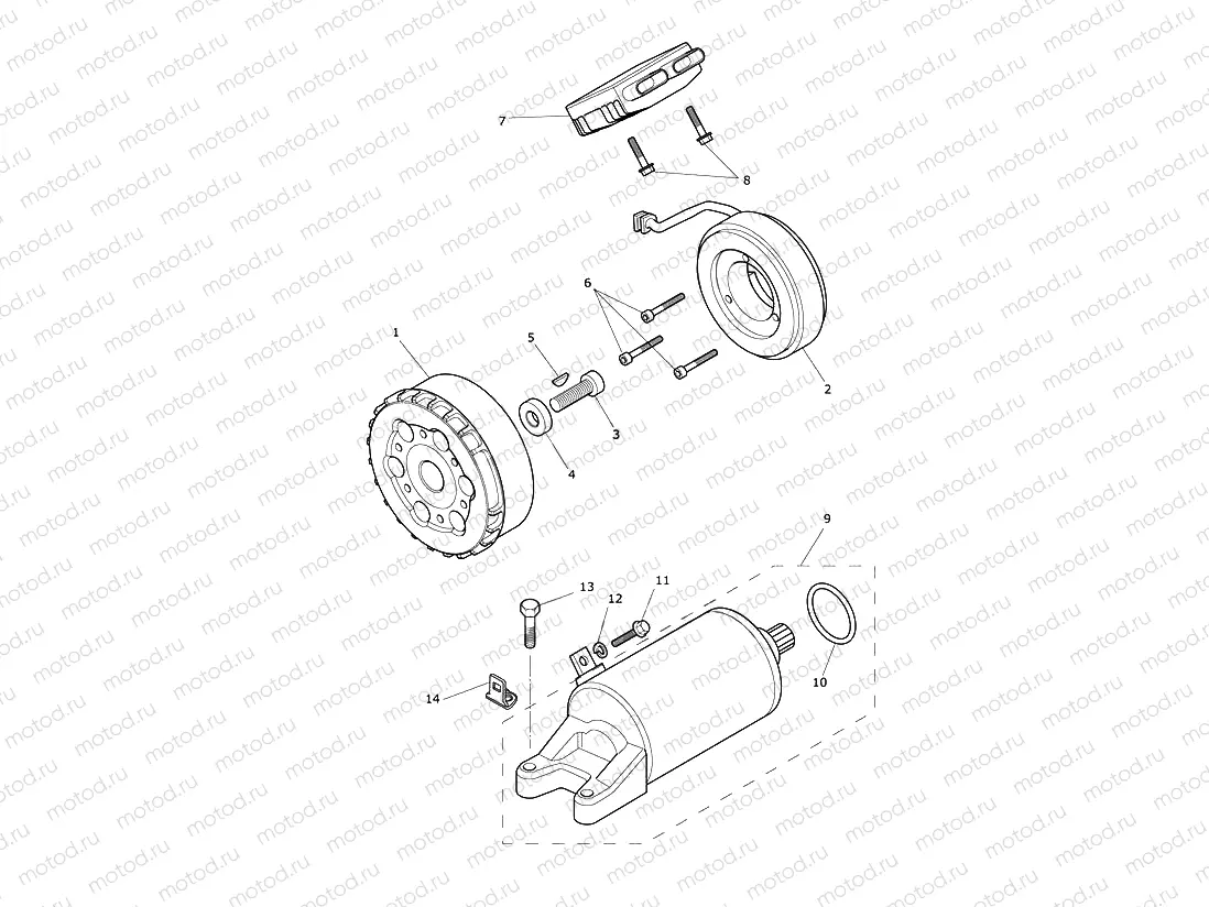 Starter & Alternator 612713