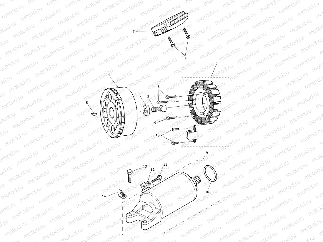 Starter & Alternator 612714