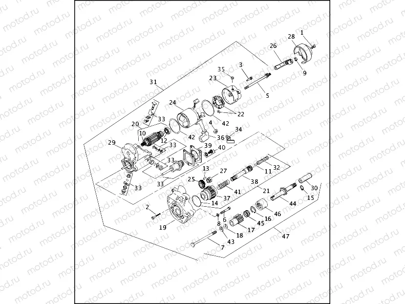 STARTER MOTOR (1 OF 2)