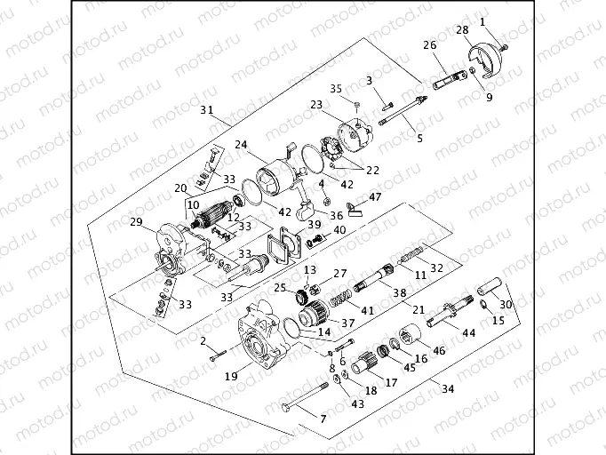 STARTER MOTOR (1 OF 2)