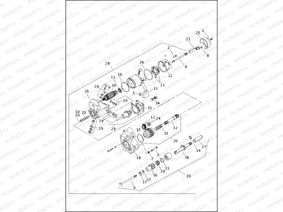 STARTER MOTOR (1 OF 2)