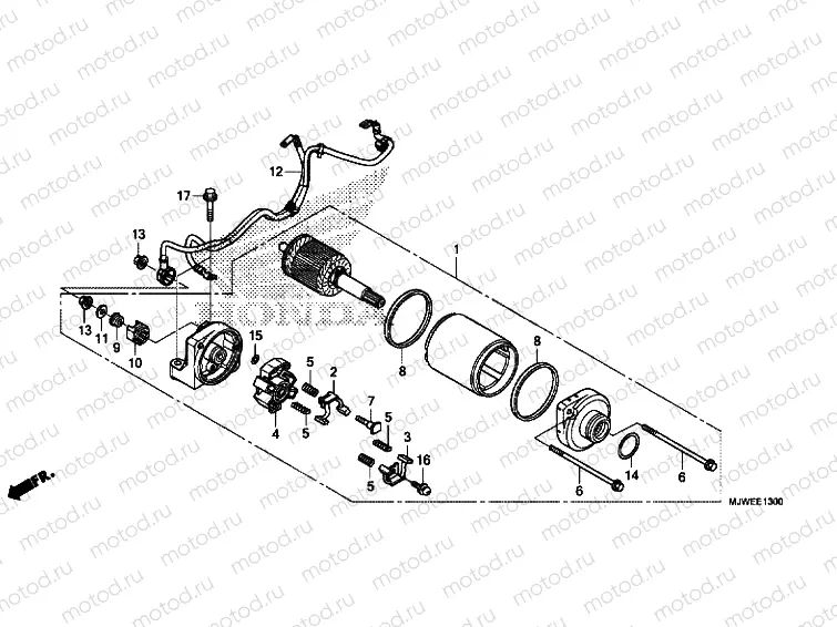 STARTER MOTOR