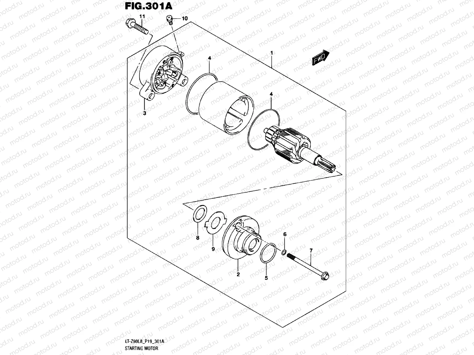 Starter motor