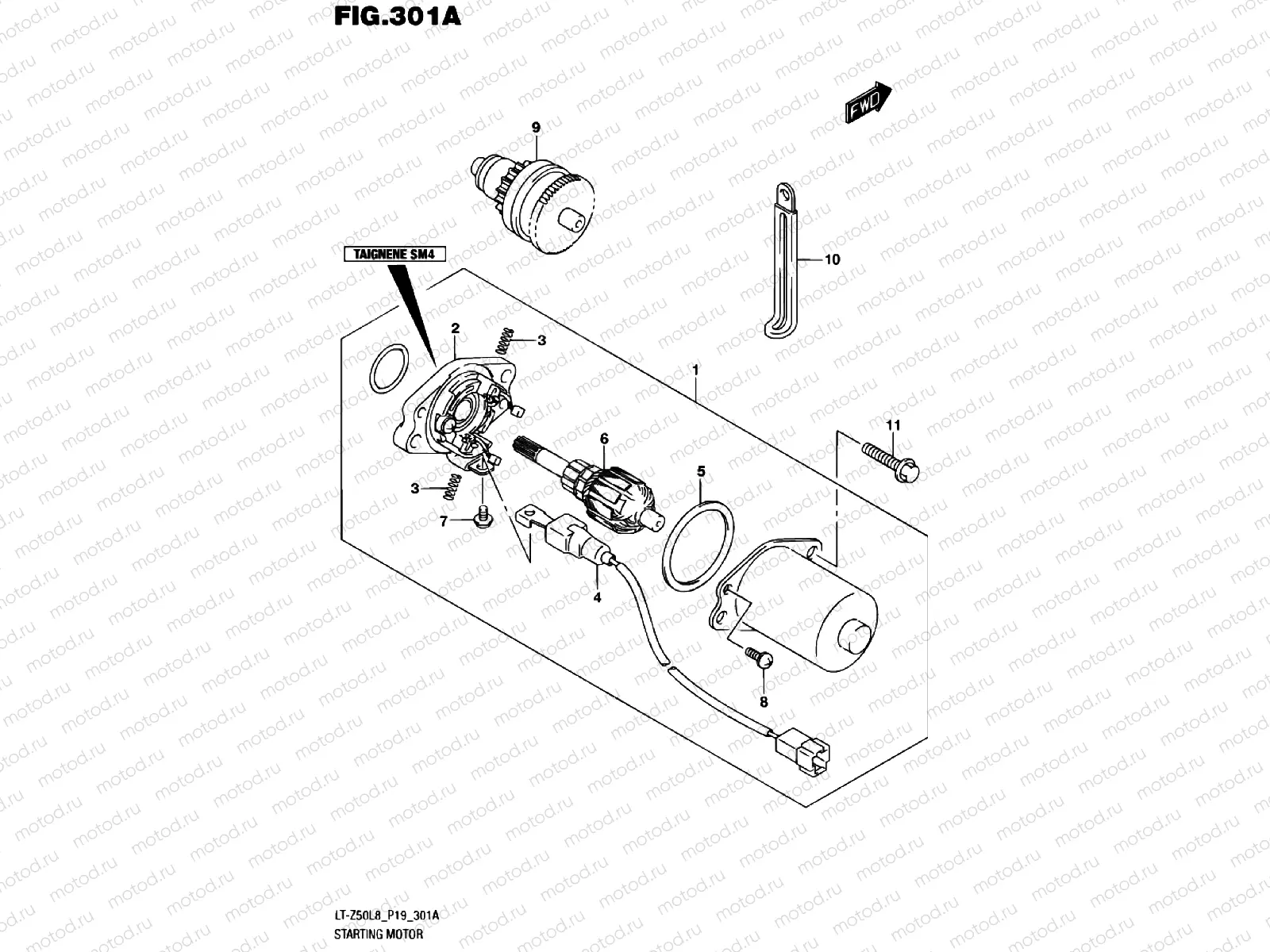 Starter motor