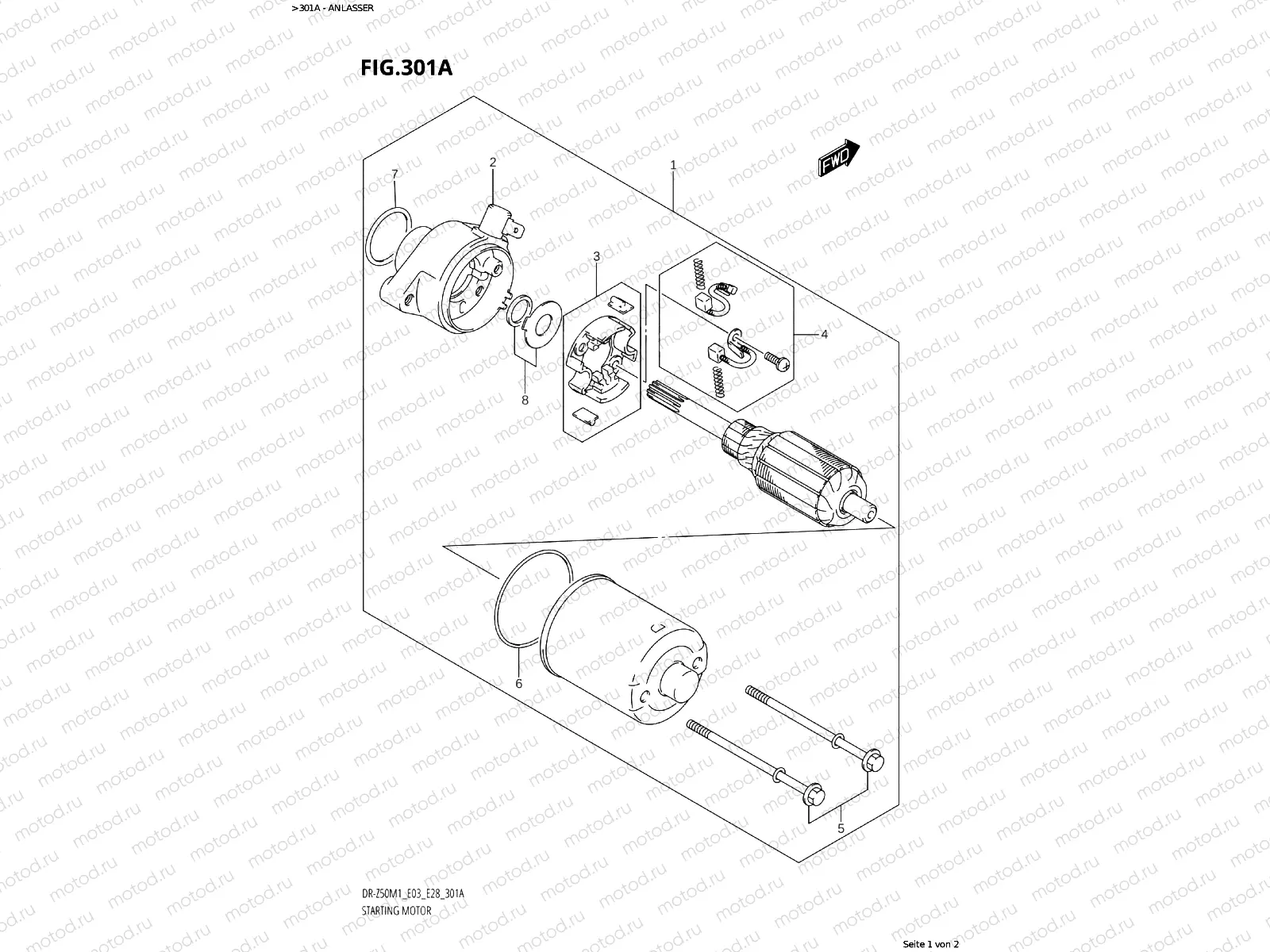 Starter motor