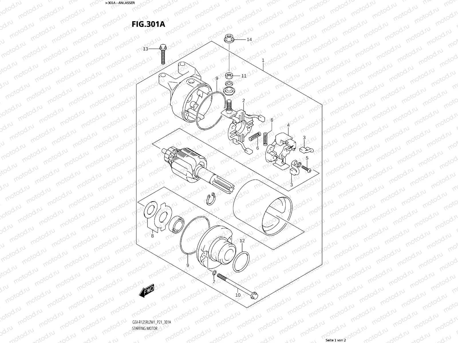 Starter motor