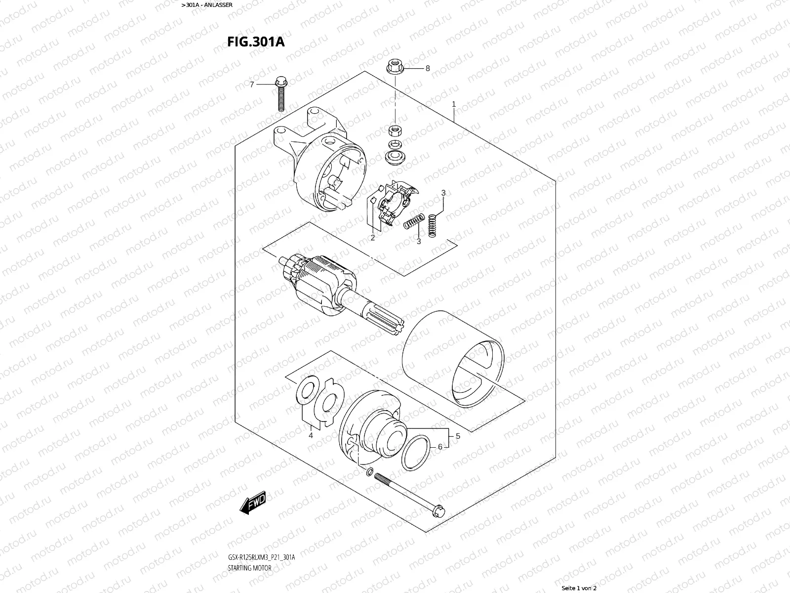 Starter motor