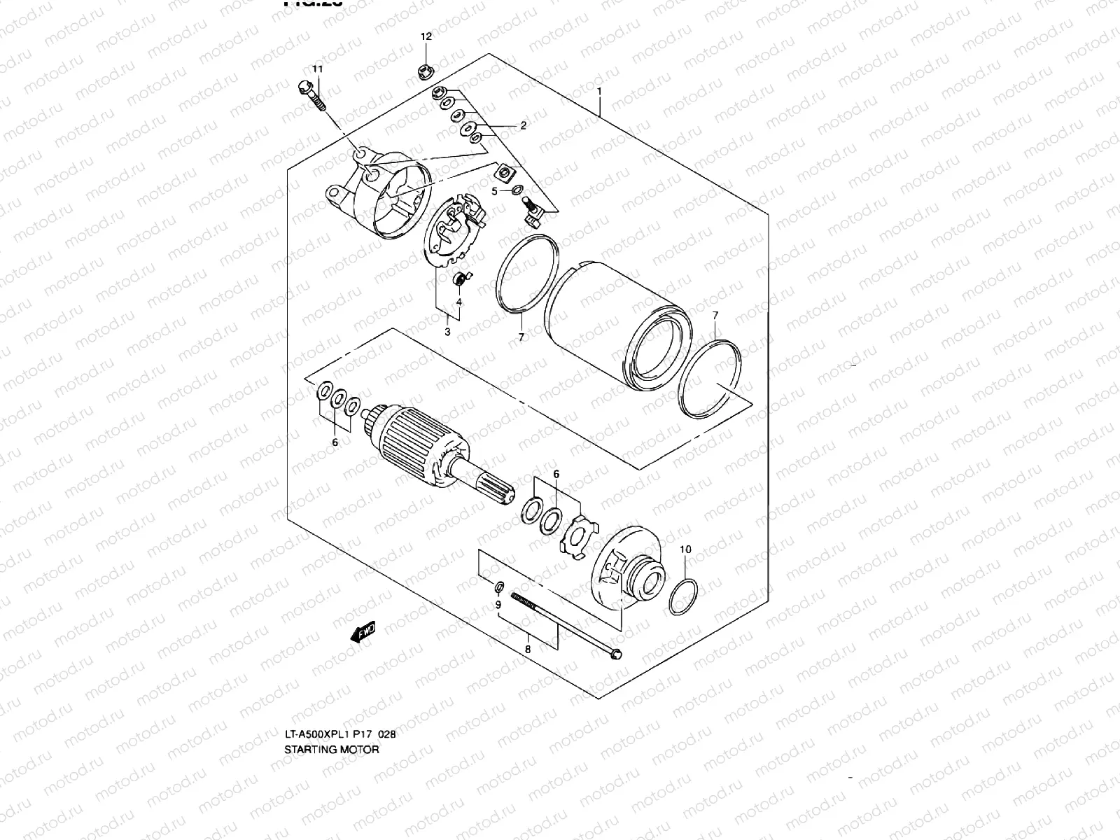 Starter motor