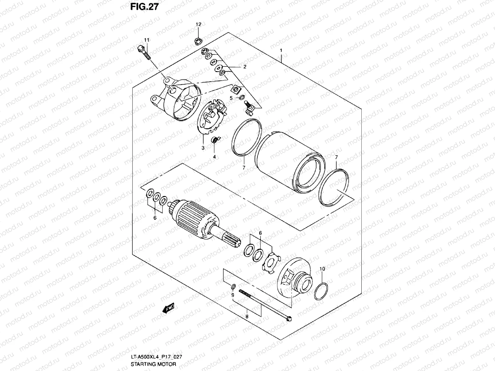 Starter motor