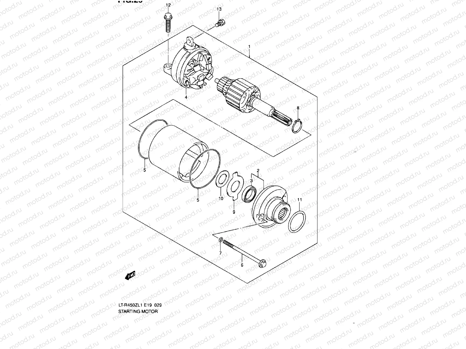 Starter motor