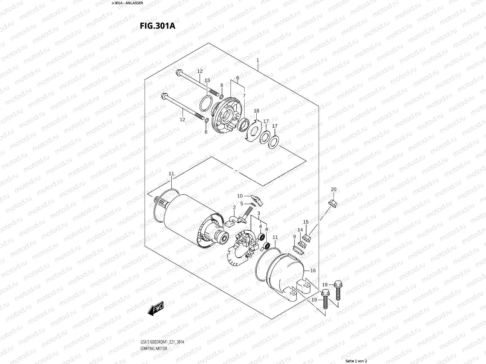 Starter motor
