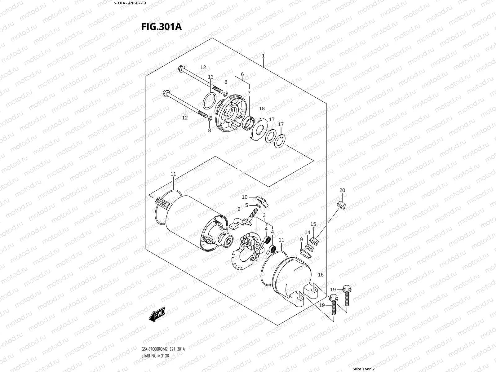 Starter motor