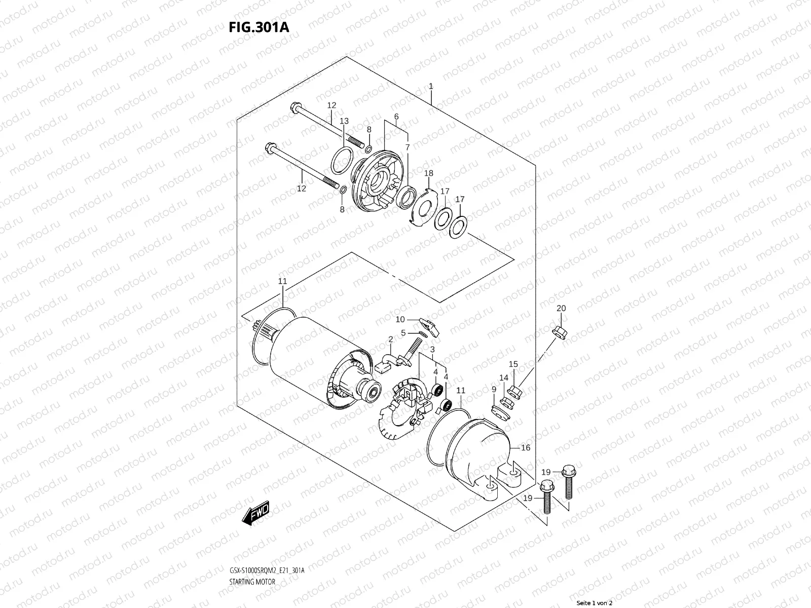 Starter motor