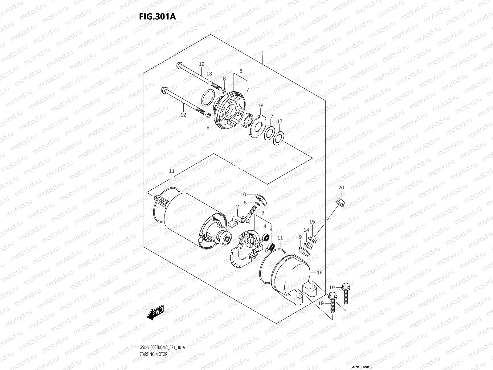 Starter motor