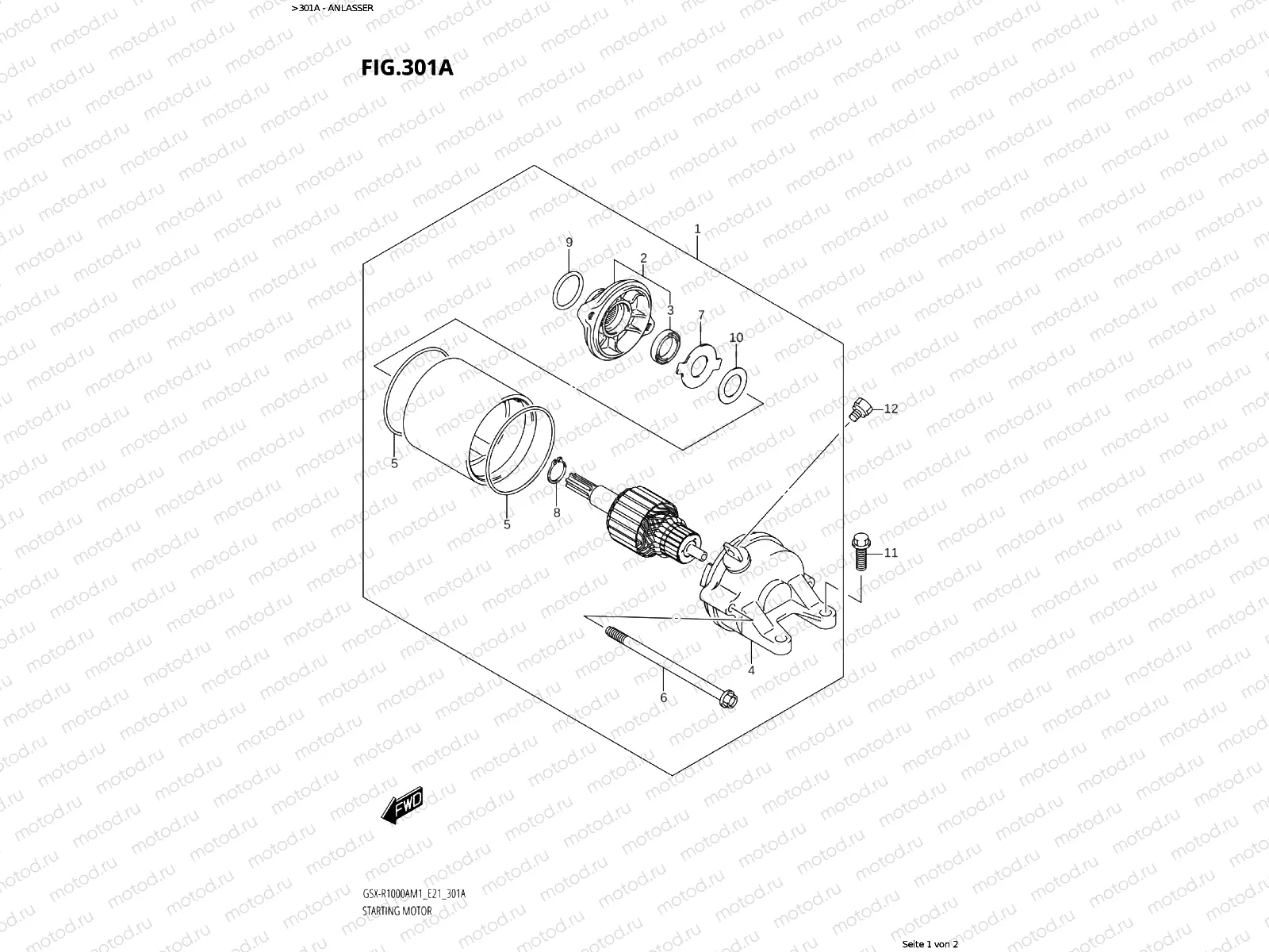 Starter motor