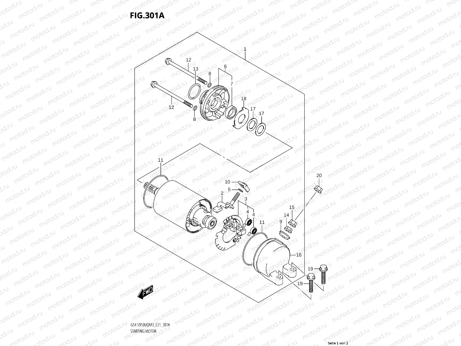 Starter motor