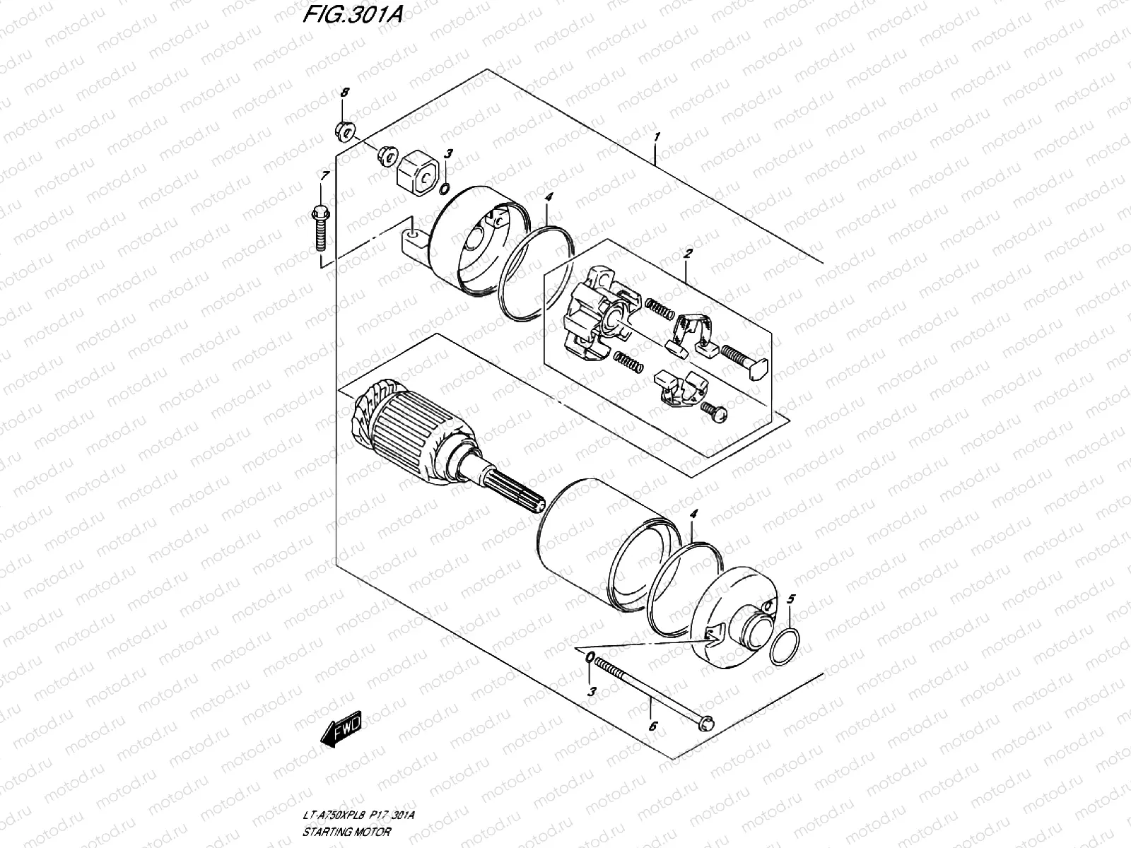 Starter motor