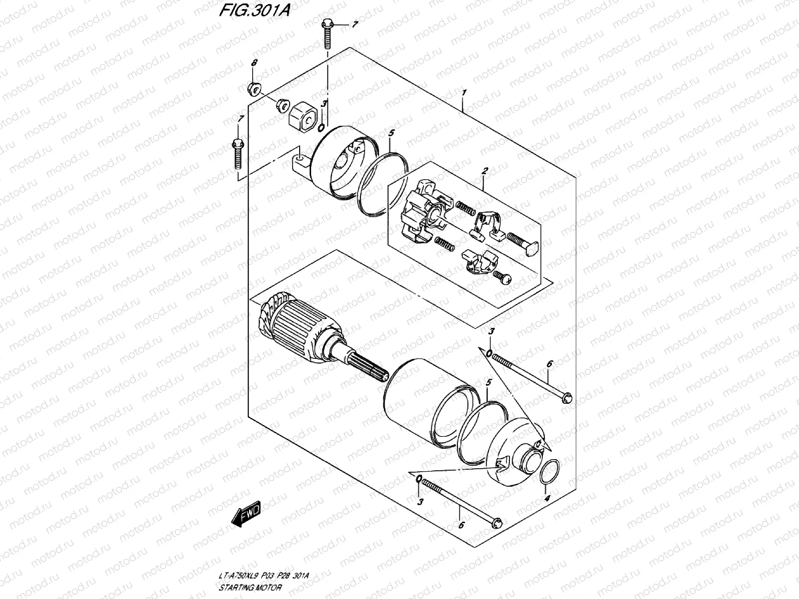 Starter motor