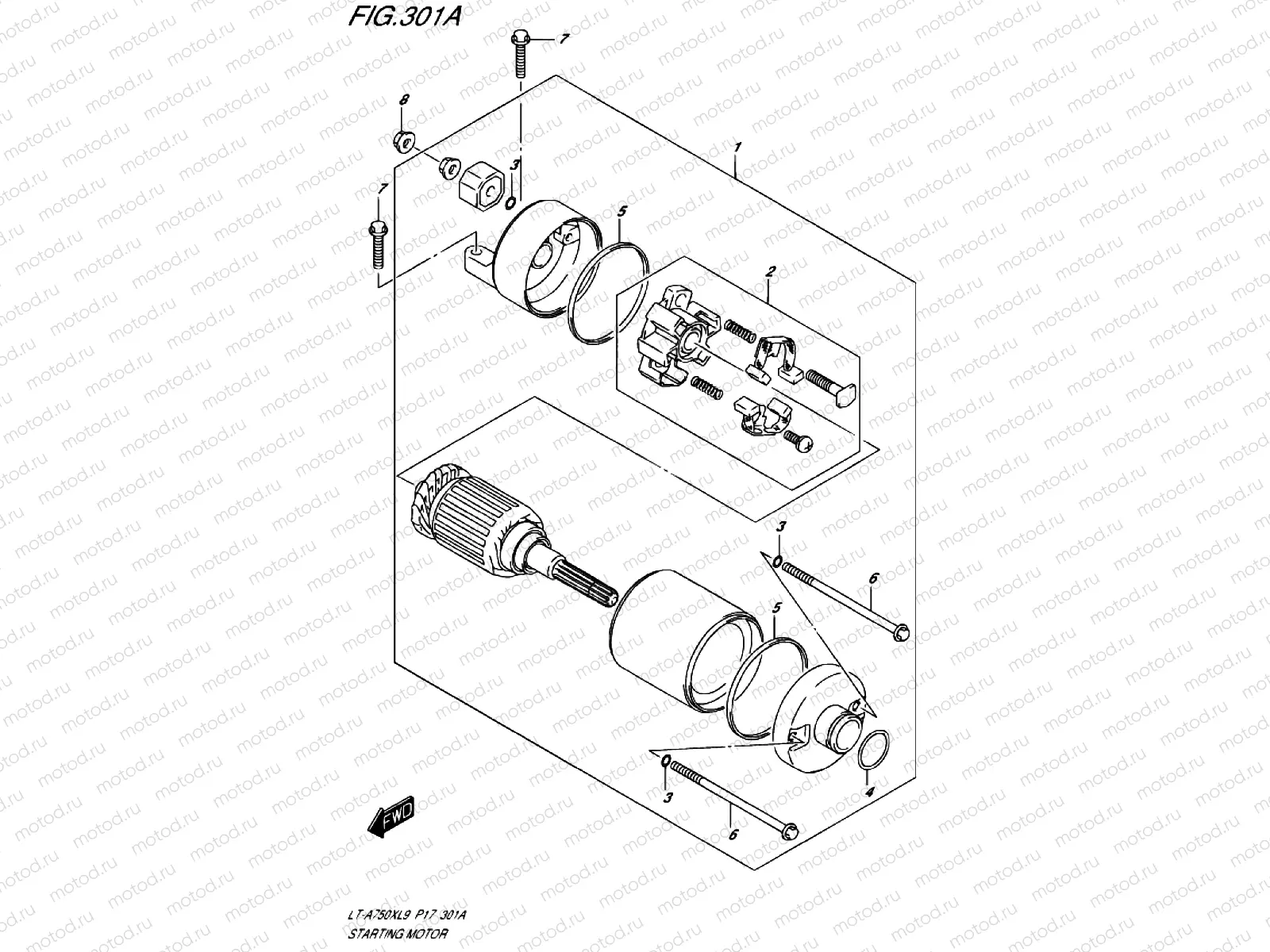 Starter motor