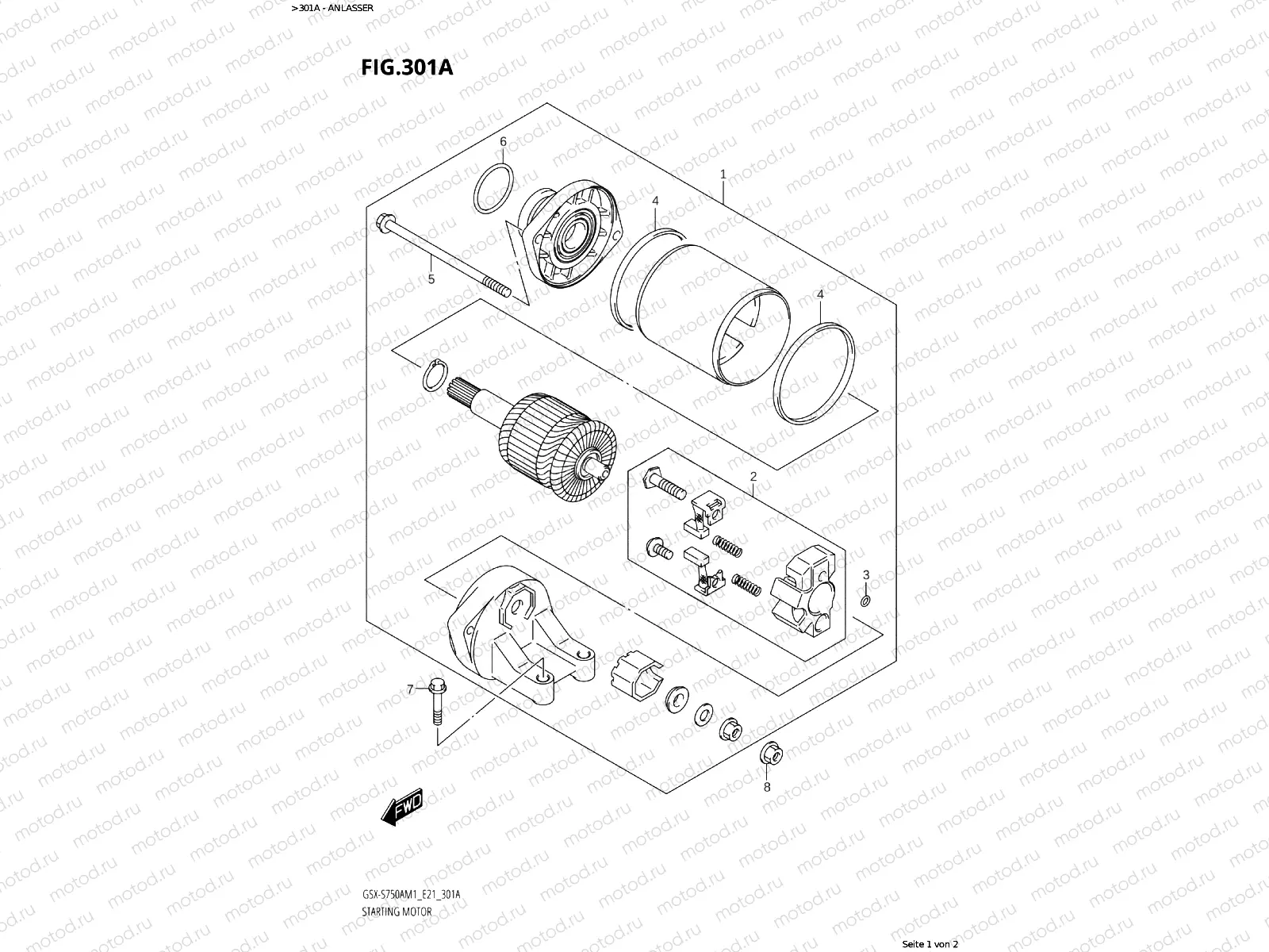 Starter motor