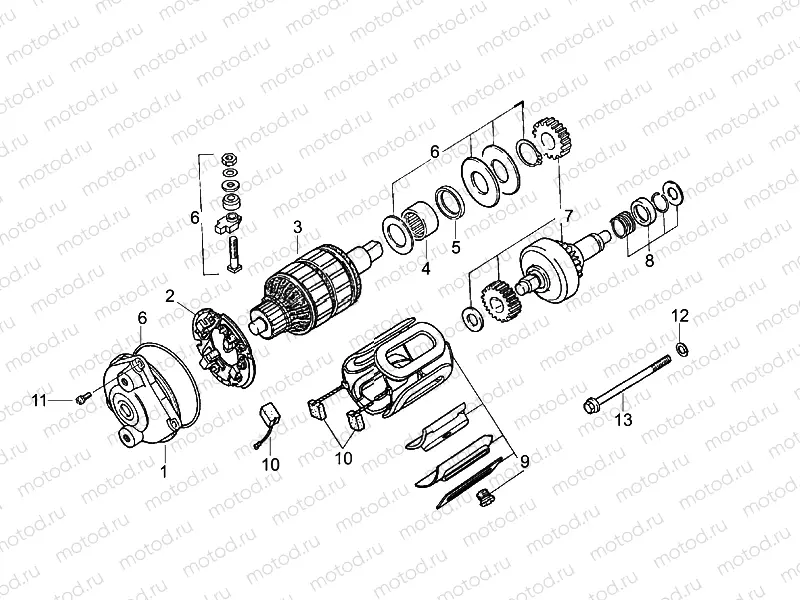 Starter motor