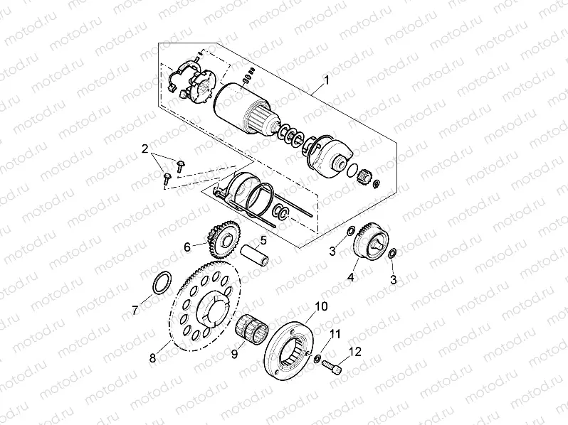 Starter motor