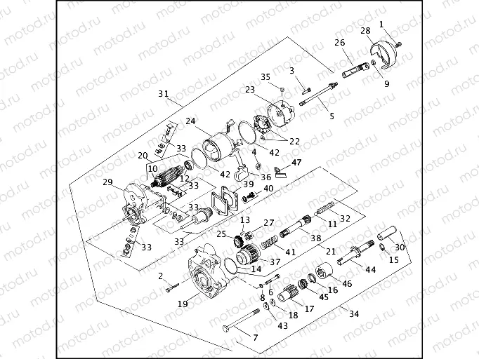 STARTER MOTOR