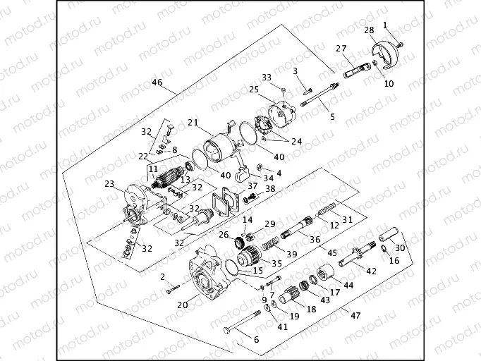 STARTER MOTOR