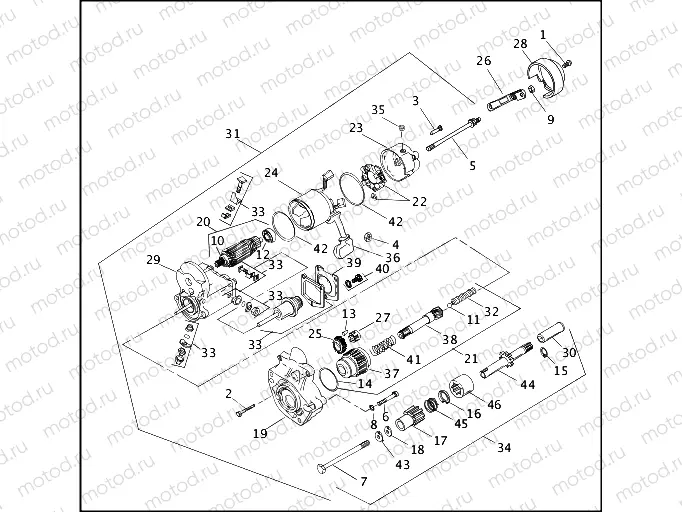STARTER MOTOR